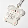 Colgante accesorio porta-tarjetas capibara con forma especial de PU, porta-tarjetas de cuero cultural y creativo, mercancía de celebridades, materiales de apoyo para fans, bolsa de tarjetas personalizada