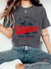 Comércio Eletrônico Transfronteiriço da Amazon Comércio Exterior COSTA OESTE camiseta com impressão de letras manga curta solta moda camiseta