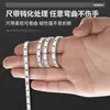 Venda Direta de Fábrica Atacado Mini Chaveiro Fita Métrica 2m Fita Métrica de Aço Fita Métrica de Presente Régua Pequena de Aço Fita Métrica Caracol