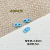 Color Caramelo Hebilla de Figura de Ocho Campana Aleación Pintura DIY Cadena de Cuentas Cadena de Teléfono Accesorios de Joyería Cuentas Sueltas Materiales para Collares