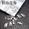 Rectangular blanco de ángulo recto pequeño circón piedra suelta gema transparente al por mayor zirconia accesorios de joyería Circón