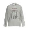 Sudadera con Estampado de Retrato de Marca Moderna Retro Americana para Hombre y Mujer, Nueva Versátil Casual de Manga Larga Primavera 2025