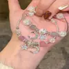 8 Pulseras de Mariposa Geniales Diseño Nicho Femenino Lujo Ligero Dulce Combinable Estudiante Mejor Amiga Pulsera