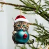 Pendente de Gatinho Criativo para Carro, Mochila, Decoração de Natal para Casa, Presente