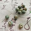 Cerámica Esmalte Floral de Alta Temperatura Ricas Cuentas de Calabaza diy Hecho a Mano Collar de Cuentas Pulsera Aretes Material Accesorios de Joyería