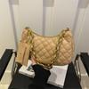 Bolso de Axila Invierno Portátil Moda Bolso Media Luna 2025 Nuevo Vintage Moda Bolso de Cadena Simple Estilo Occidental Bolso de Hombro