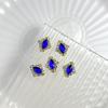 Nueva Aleación China Joyería para Uñas Arte de Uñas Diamante Azul Flash Amor Gotas de Agua Xi Fei Zhen Huan Mismo Palacio Armadura con Diamante
