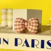 Accesorios de Muñeca de Peluche con Lazo de Cuadros Mini, Ropa para Muñecas, Bolsos, Pinzas para el Cabello, Accesorios de Joyería Hechos a Mano para Mujeres