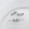 Relleno de Oro de 18 Quilates Conservación del Color Barra Larga Cuentas Tubulares Imitación Barroca Barra Larga Espaciadores Lisos Accesorios para Cuentas de Collares Hechos a Mano DIY