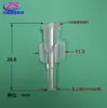 Conector Alado Luer Manguera para Experimentos de Investigación Científica Conector Recto de Pagoda Rosca Interna y Externa Conector Macho y Hembra Plástico PC Luer