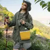 Bolsa Transversal Color Block Estilo Montanha para Homens, Bolsa de Ombro Leve para Caminhada e Montanhismo, Bolsa de Peito Multifuncional, Bolsa para Celular para Mulheres
