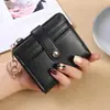 Cartera Sencilla para Mujer Estilo Europeo y Americano Modelo Corto 70% de Descuento Cartera Pequeña para Mujer Llavero Portamonedas Portatarjetas Cartera de Cuero de Moda Versátil