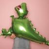 Fábrica por atacado tema de festa de dinossauro balão decorativo de filme de alumínio tiranossauro raptor dragão de pescoço longo balão de folha de alumínio