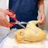 Tesoura de Cozinha Multifuncional de Aço Inoxidável Tesoura Afiada para Matar Peixe Doméstica Forte Cortador de Osso de Frango Tesoura para Churrasco