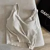 Primavera y Verano con Almohadilla en el Pecho Cómodo para Usar por Dentro Espalda Bonita Popular en Internet Tirante Sujetador de Mujer Chaleco sin Mangas Top Prenda Exterior de una Pieza