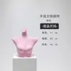 Mannequin de lingerie de veludo, suporte de exibição de meio corpo para sutiãs push-up, manequim de vitrine de loja de roupas, adereços de lingerie