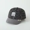 Boné de Baseball Infantil Estilo Novo, Estilo Coreano, Estampa de Leopardo Estilosa, Boné Bico de Pato Unissex para Meninos e Meninas, Proteção Solar para Primavera e Outono, Chapéu de Bebê à Prova de Vento