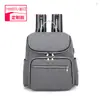 Nova Mochila Feminina Estilo Coreano Cor Lisa Tecido Oxford Grande Capacidade Multifuncional Bolsa de Ombro Bolsa para Mãe e Bebê Bolsa de Mamãe