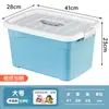 Caja de Almacenamiento Caja Organizadora Caja de Plástico con Tapa Caja de Almacenamiento Portátil Caja de Almacenamiento Grande y Pequeña para Ropa Caja de Almacenamiento
