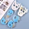 Yu Meiren molde de gota de cristal diy variedad de hebilla de puño de animal colgante de defensa molde de silicona en stock al por mayor