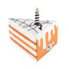 Caja de Dulces Linda para Fiesta de Halloween Forma de Pastel Triangular Caja de Regalo Creativa para Fiesta de Halloween