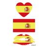 Calcomanías de tatuaje para aficionados al fútbol, venta al por mayor, calcomanías para la cara de juegos deportivos, a prueba de sudor, calcomanías de bandera nacional de la Copa del Mundo