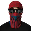 Pasamontañas con Protección Solar de Spider-Man Deadpool para Motociclismo, Máscara Facial Transpirable y de Secado Rápido para Montañismo, Unisex