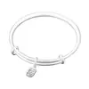 Pulsera Antigua de Palabras de Bendición de Gama Alta para Mujer, Segura y Feliz, Pulsera de Estilo Étnico Empuje-Tire Mate Esmerilado para Novia
