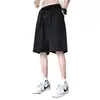 Shorts de verano ligeros para hombre, secado rápido, holgados, pierna recta, seda de hielo, 5 puntos, deportivos casuales, shorts de baloncesto para hombre