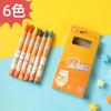 Juego de crayones para estudiantes, 6 colores, 8 colores, 12 colores, 24 colores, dibujos animados, lindos niños para colorear, grafiti, crayón, arte, pintura, pincel.