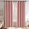Suministro Transfronterizo de Telas para Cortinas Acabadas de Color Sólido, Alta Precisión, Alto Opacidad, Cortinas de Comercio Exterior Keqiao en Stock