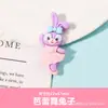 Conejo Bailarín de Dibujos Animados Paquete de Materiales DIY Pegamento de Crema Funda para Teléfono Móvil Accesorios para Joyería de Resina Hecho en Casa Dibujo Animado Hecho a Mano