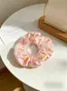Fábrica de Origem Elásticos de Cabelo de Malha Dupla da Coreia, Scrunchies Modernos e Versáteis, Scrunchies Grandes, Elásticos de Cabelo
