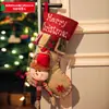 Decoración Navideña Nueva 2025 Muñeco Sin Rostro Colgante de Calcetín Navideño Bolsa de Regalo Navideño de Papá Noel para Niños