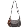 Bolso de Gran Capacidad Tipo Dumpling Bolso de Hombro Sencillo de Nicho para Mujer 2026 Nuevo Elegante Chic Bolso Cruzado para Viaje