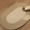 Tapete de Algodão Hui de Qualidade Arranhador para Gatos Suprimentos para Animais de Estimação Costurado à Mão Corda de Algodão Ecológica Lavável à Máquina Tamanho Personalizável