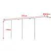 Prateleira de display para loja de roupas cabide de chão cabide de parede para roupas femininas roupas infantis cabide de parede em aço inoxidável cabide de parede com suporte lateral