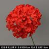 Flor de simulación roja flor de fila guía de camino de boda material flor techo decoración arte floral flor falsa rojo vino flor de boda