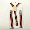 Serie Retro Rayada Colorida Tirantes de 2 cm con Clips para Niños y Niñas Tirantes con Clips para Pantalones de Bebé