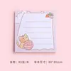 Bonito desenho animado celebridade da internet post-it notas ins estilo crianças notas de estudante pequeno caderno marcador mensagem notas papel nota