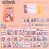 Bolsa de Materiales para Diario Muzi Li Set de Papelería para Estudiantes Pegatinas Decorativas DIY Proyecto de Manualidades Bolsa de Regalo