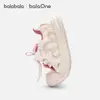 [Balaone] Sapatos Infantis Balabala, Tênis Infantis para Meninas, Novos Sapatos Brancos Respiráveis Primavera & Outono 2026