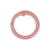 Anillos de Resorte de Aleación Pintados de Colores al por Mayor Fabricante Broches de Resorte Metálicos Accesorios para Llaveros DIY Broches para Colgar