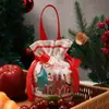 Saco de Embalagem de Maçã para Véspera de Natal Saco de Presente Fruta da Paz Doce Portátil para Crianças Novo Presente 2025