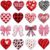 Adesivo de pano bordado decorativo de dia dos namorados amor vermelho amor patch eu te amo casal computador adesivo bordado
