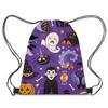 Nueva Bolsa de Dulces de Halloween Bolsa Tote de Halloween Bolsa Escolar con Cordón para Niños Bolsa de Regalo Bolsa de Regalo Festival de los Fantasmas