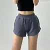 Chica Picante Deportiva Llegada Nueva de Verano Elastoelásticos de Cintura Media Pantalones Cortos Deportivos Pierna Ancha Cubre Piernas Adelgazantes Casuales Pantalones Cortos de Moda para Mujer