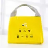 Processamento bolsa para marmita personalizada bolsa de almoço fresca tecido Oxford bolsa de piquenique desenho animado folha de alumínio bolsa com isolamento espesso atacado