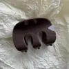 Grampo de Cabelo Estilo Francês Presilha Tubarão Fashionável Versátil Pegador de Cabelo Clipe de Pegar com Temperamento de Alta Qualidade Disco de Cabelo para a Parte de Trás da Cabeça Feminina Acessórios de Cabelo Grampo de Cabelo