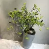 Gel de Mano Simulación Montaña Regreso Rama Alta Fruta Baya Fruta Silvestre Planta de Simulación Flor Fruta Planta Verde Nórdico Pastoral